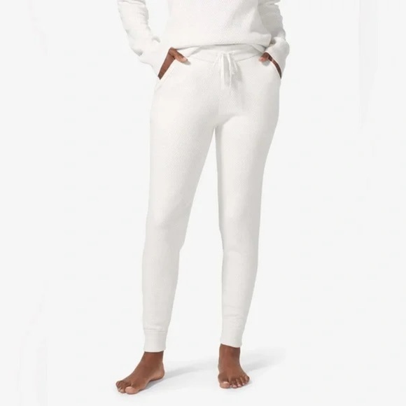 Tommy John Women’s XL sweater lounge jogger knit coconut milk white new with tag - Picture 1 of 9